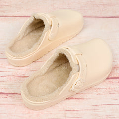Women's Plush Lined Clogs Slip On Winter Shoes
