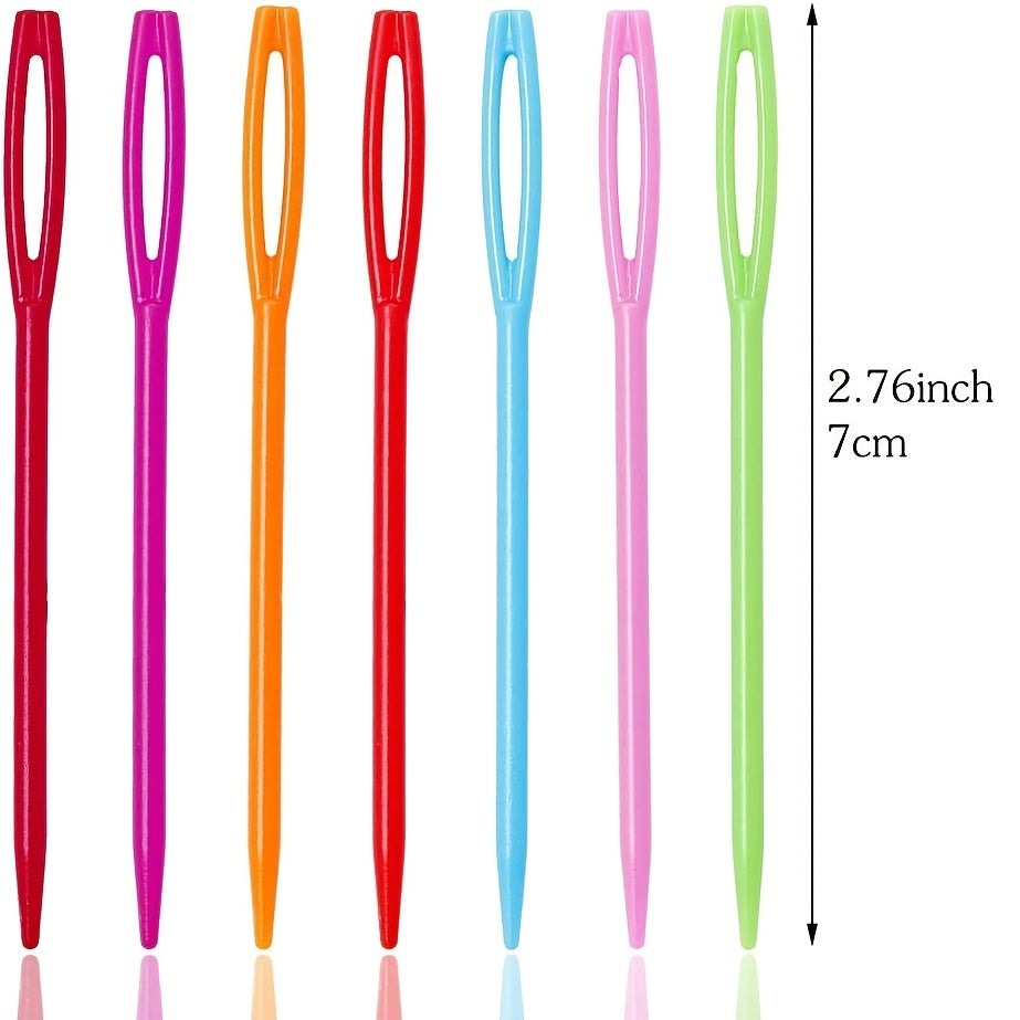 25pcs Large Eye Plastic Needles - Yarn Needles - Tapestry Needles