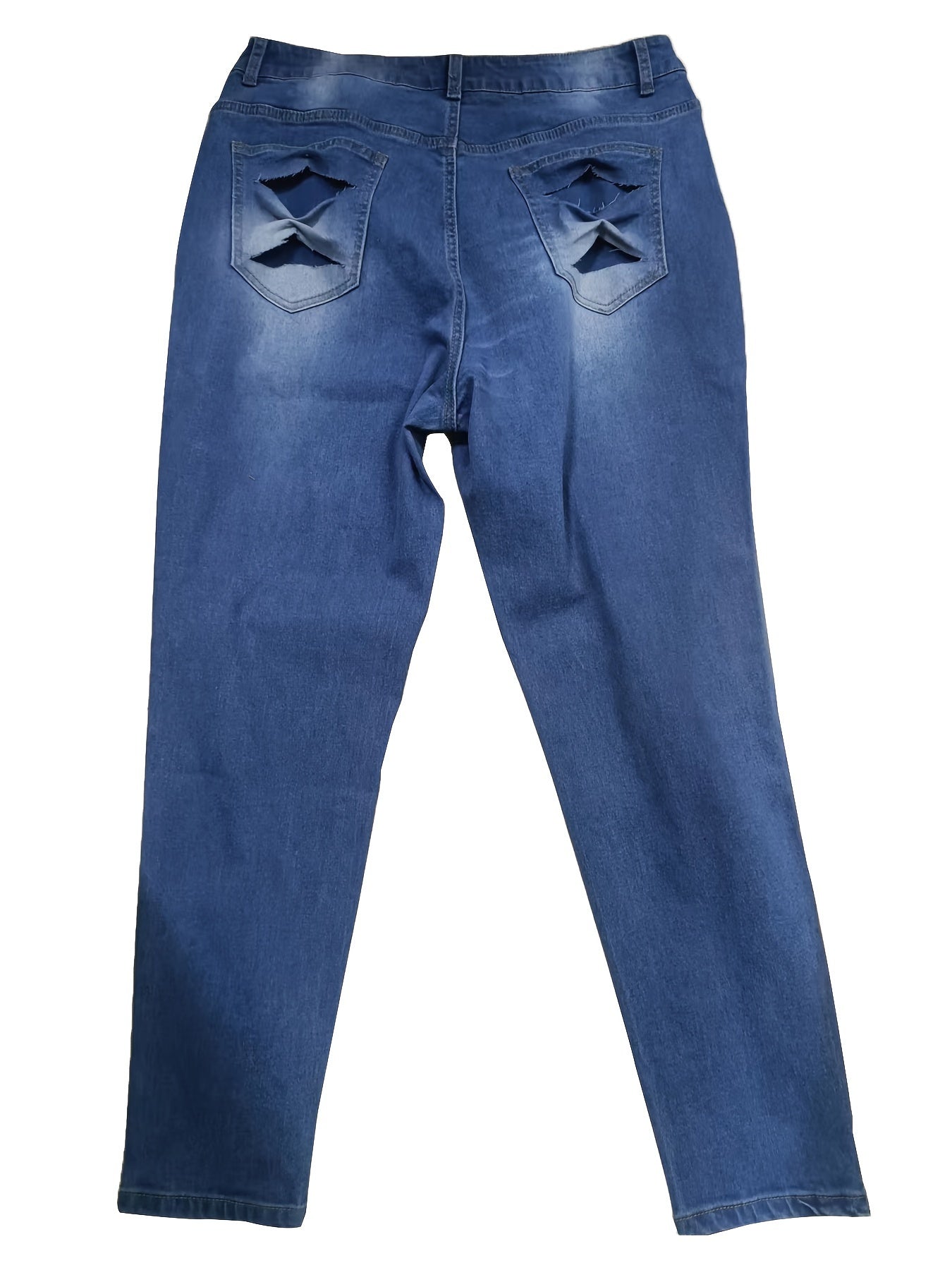 Women's Plus Button Fly Skinny Jeans