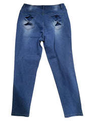 Women's Plus Button Fly Skinny Jeans