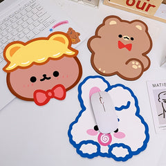 Bear Mouse Pad Non slip Keyboard Pad Game Table Mat