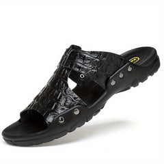 Men's Wear resistant Non Slip Comfy Slides Beach Shoes Summer
