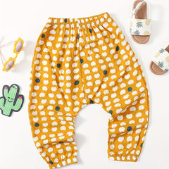 Toddler Girls Hedgehog Graphic Sweatpants Thin Casual Sport
