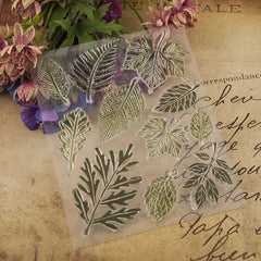 Leaf Pattern Stamps for DIY Scrapbooking Decoration