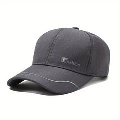 Unisex Adjustable Casual Baseball Cap with Letter Embroidery