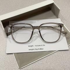 Square Anti Light Glasses For Women Men Students Anti Fatigue Nearsighted