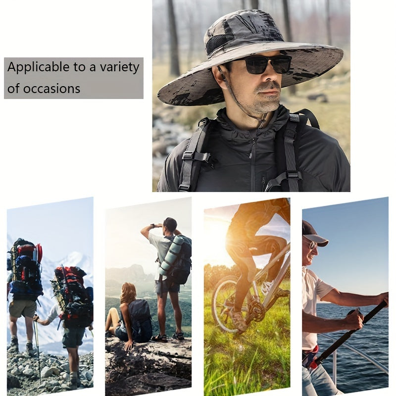 Wide Brim Sun Hats Waterproof for Fishing