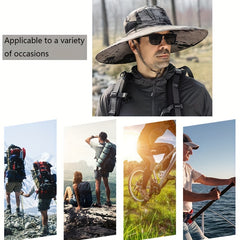 Wide Brim Sun Hats Waterproof for Fishing