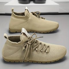Men's Slip on Sock Sneakers Odor resistant Athletic Shoes