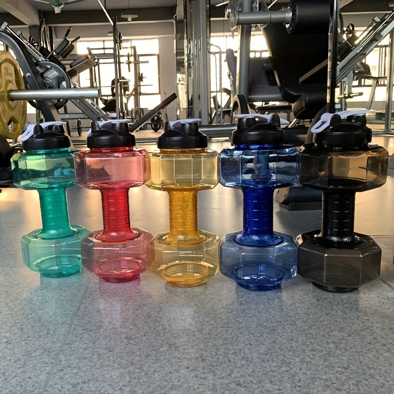 Large Capacity Dumbbell Water Bottle for Sports & Fitness