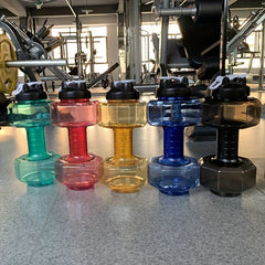Large Capacity Dumbbell Water Bottle for Sports & Fitness
