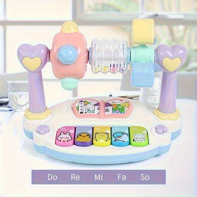 Puzzle Baby Piano with Rotating Music Function