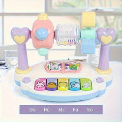 Puzzle Baby Piano with Rotating Music Function