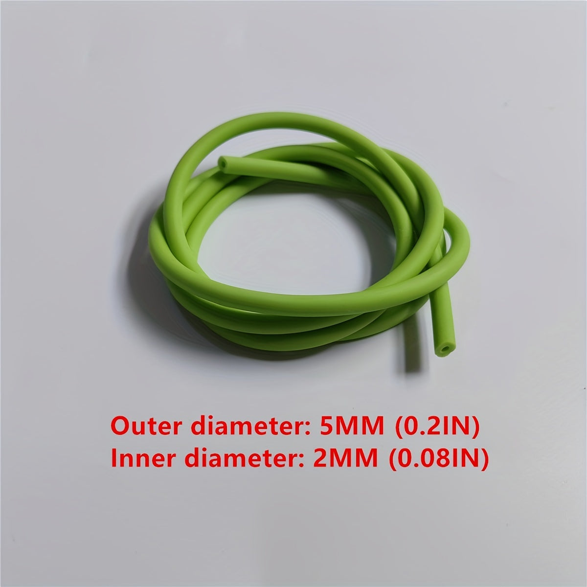 Natural Latex Slingshot Green Rubber Tube & Accessories for Outdoor Sports