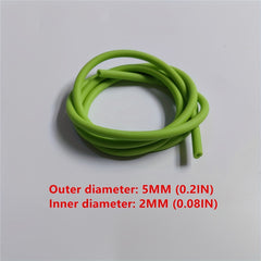 Natural Latex Slingshot Green Rubber Tube & Accessories for Outdoor Sports