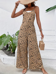 Wide Leg Jumpsuit Sleeveless Tied Cami Jumpsuit Women's Clothing
