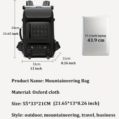 Men Travel Backpack Crossbody Bag 3 In 1 Large Capacity USB Charging Port