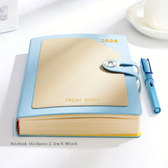 Classic Soft Cover Notebook with Pen Insert 6 Colors Selection