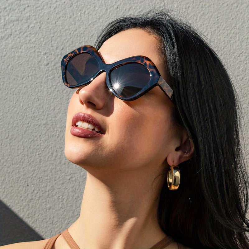 Y2K Rhombus Sunglasses Mod Gradient Anti Glare UV400