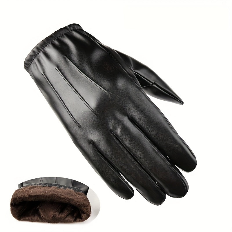 Winter Warm Fishing Gloves Leather Gloves For Outdoor Activities