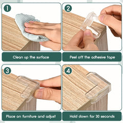 20pcs Clear Corner Protector Guard for Table Edges & Corners