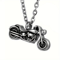 Motorcycle Cremation Jewelry Pendant Locket Memorial Ashes Holder Urn