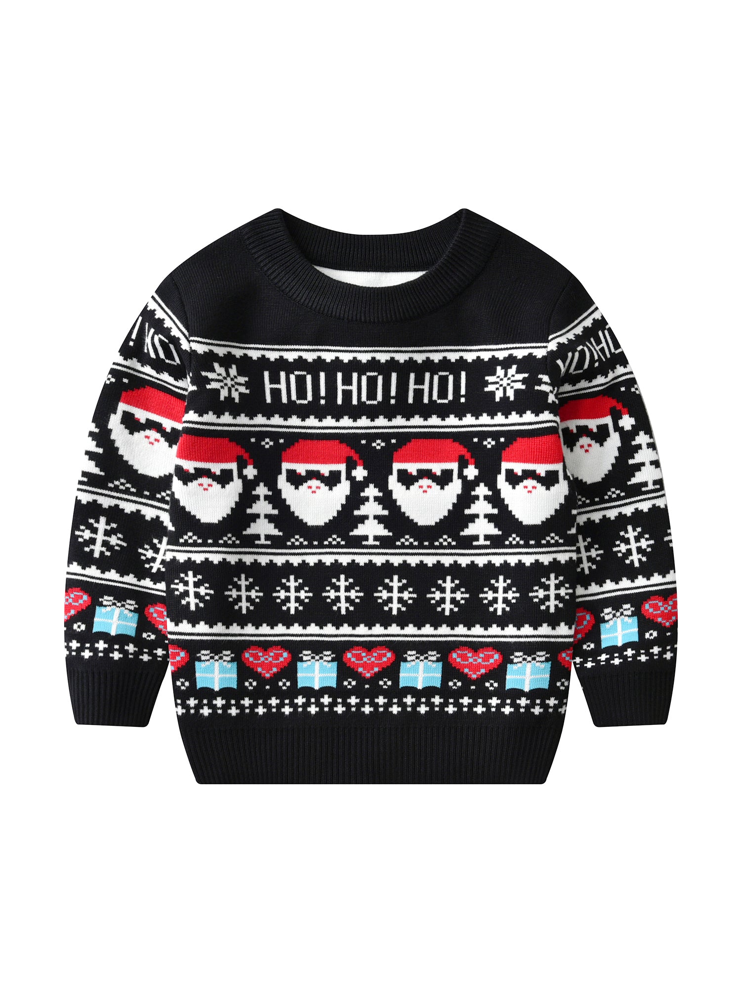 Christmas Santa Boys Knitted Sweatshirt