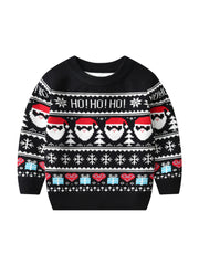 Christmas Santa Boys Knitted Sweatshirt