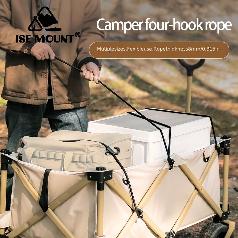 Elastic Rope with Double Hook for Camping