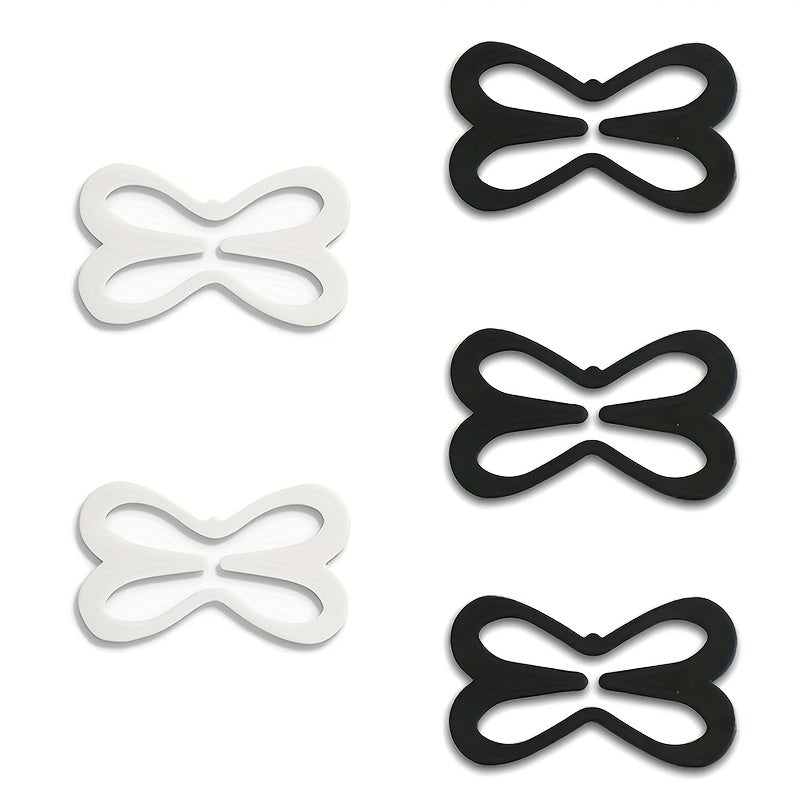 5pcs Invisible Bra Strap Clips Non slip Buckles Conceal Bra Straps