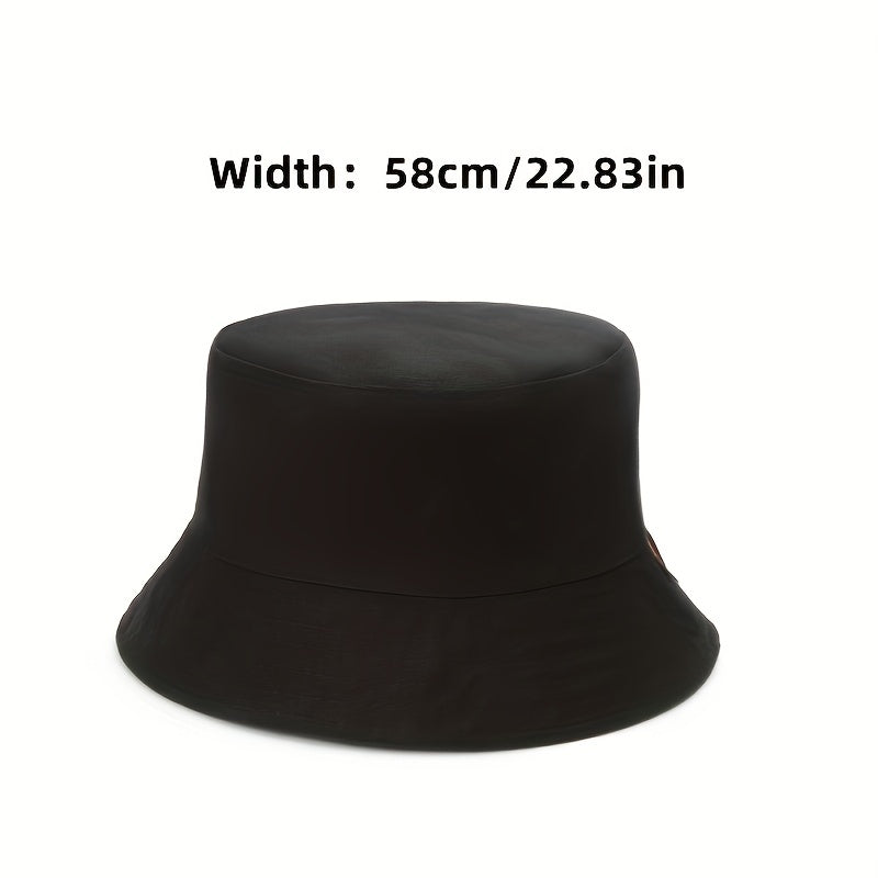 Solid Patch Sun Hat UV Protection Hip Hop Travel Beach Hats