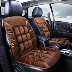 Soft Short Plush Warm Car Winter Cushion