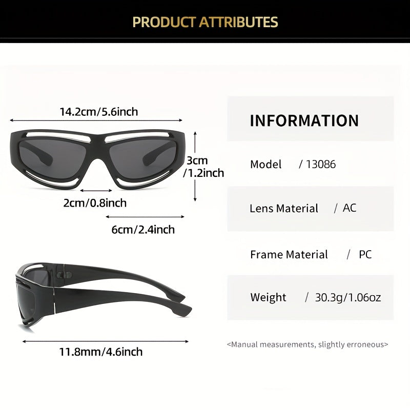 Y2K Wrap Around Sunglasses UV400