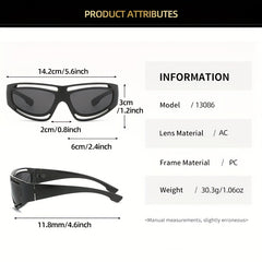 Y2K Wrap Around Sunglasses UV400