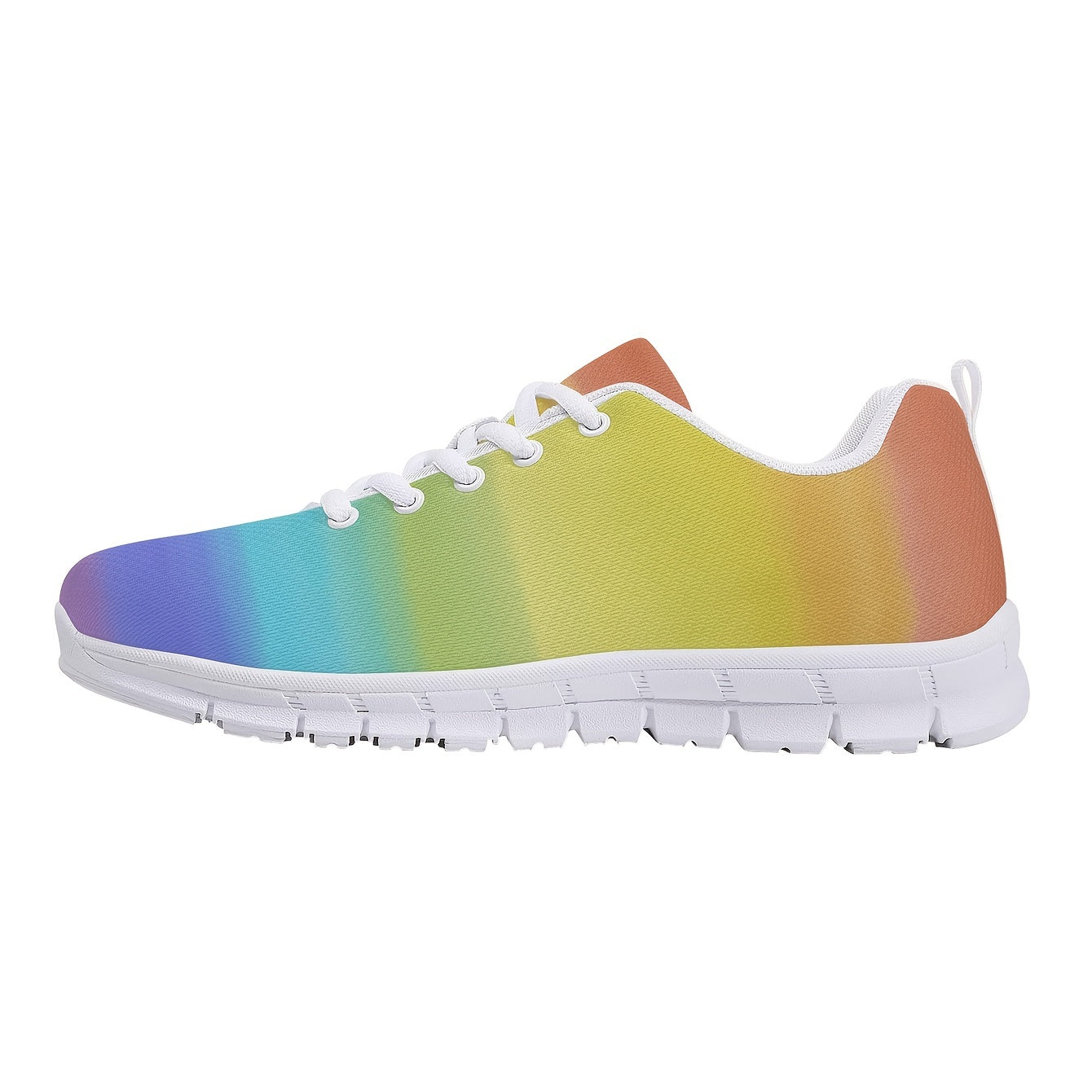 Women's Breathable Knit Sneakers Lace Up Outdoor Shoes