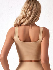 Seamless Wireless Sports Bra Comfy Running Workout Tank Bra