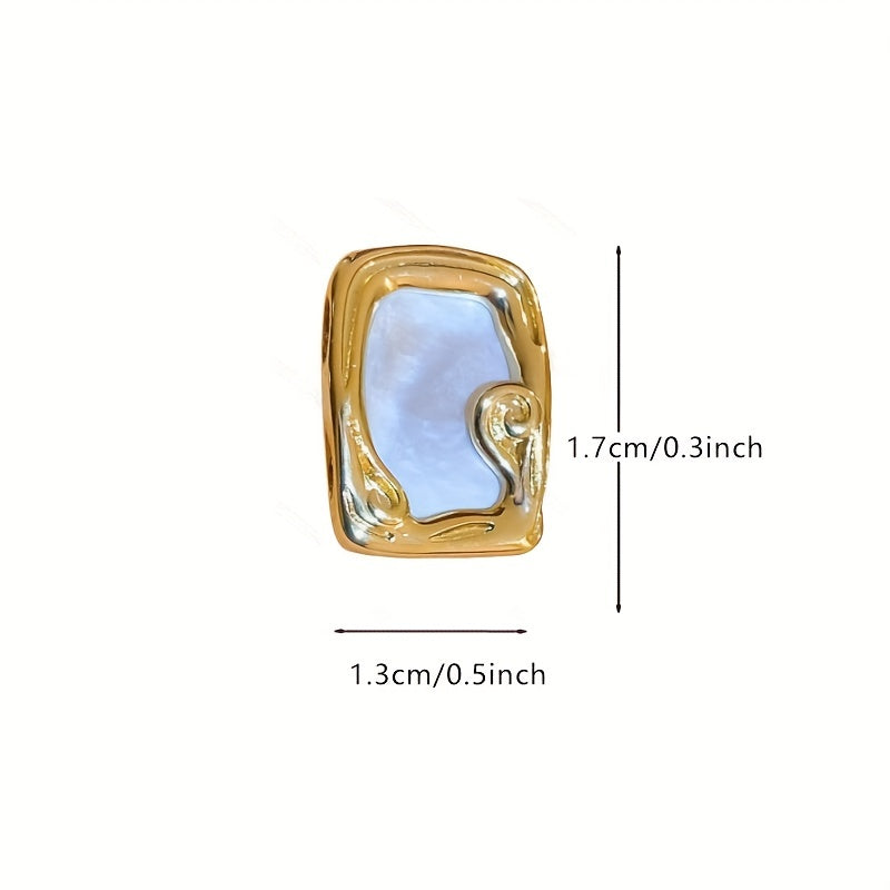 Jellyfish Square Niche Earrings