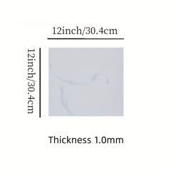 10pcs Marble Adhesive Floor Wall Tiles Peel And Stick Flooring Vinyl Waterproof