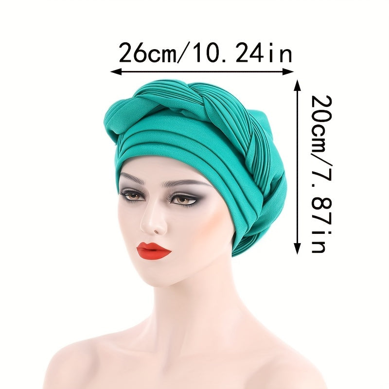 Big Turban Cap Classic Head Wrap Elastic Head Scarf Ramadan Hijab Hats