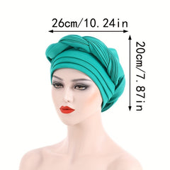 Big Turban Cap Classic Head Wrap Elastic Head Scarf Ramadan Hijab Hats