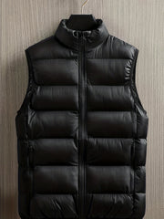 Men's Warm Winter Zip Up Vest with Pockets