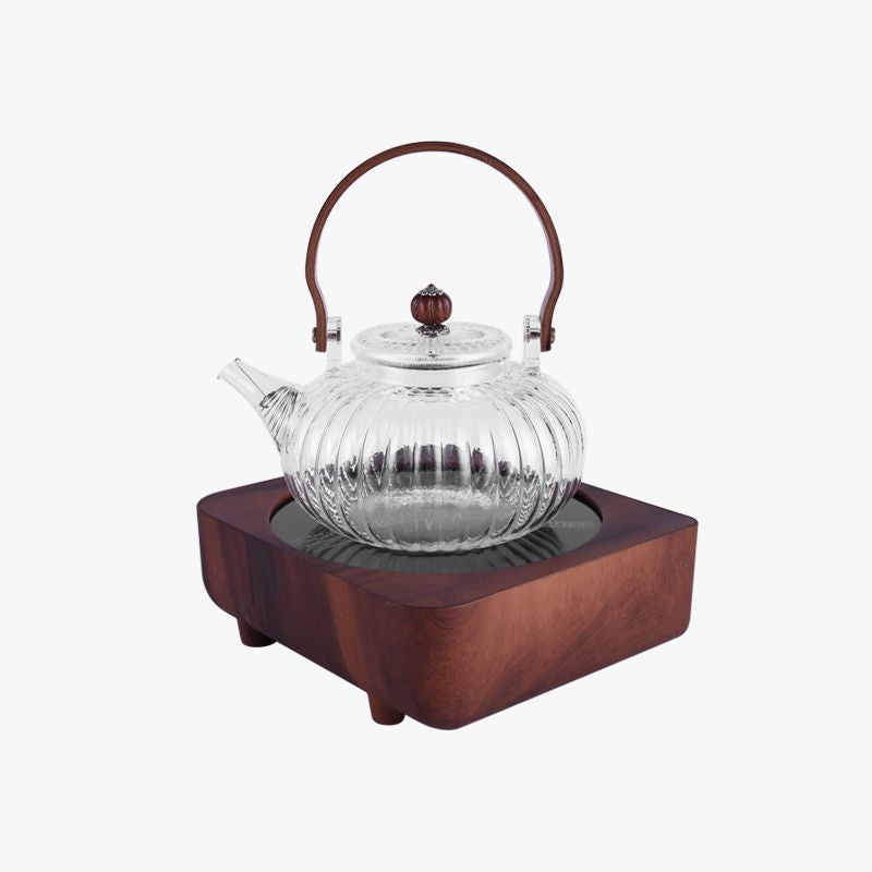 Glass Teapot Heat Resistant Glass Teapot With Tea Filter Thickened Glass Tea Pot