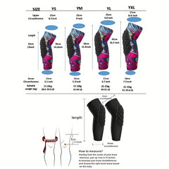 Universal Honeycomb Anti-collision Knee Pads for Outdoor Sports