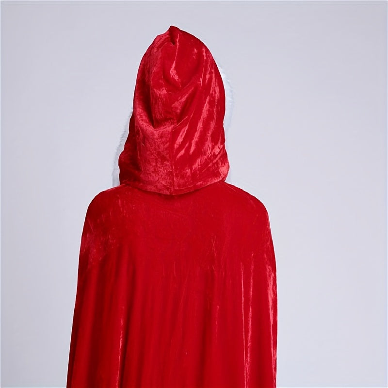 Christmas Costume Cape Santa Claus Little Red Hood Cosplay Performance