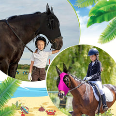 Horse Fly Mask with Ears UV Protection