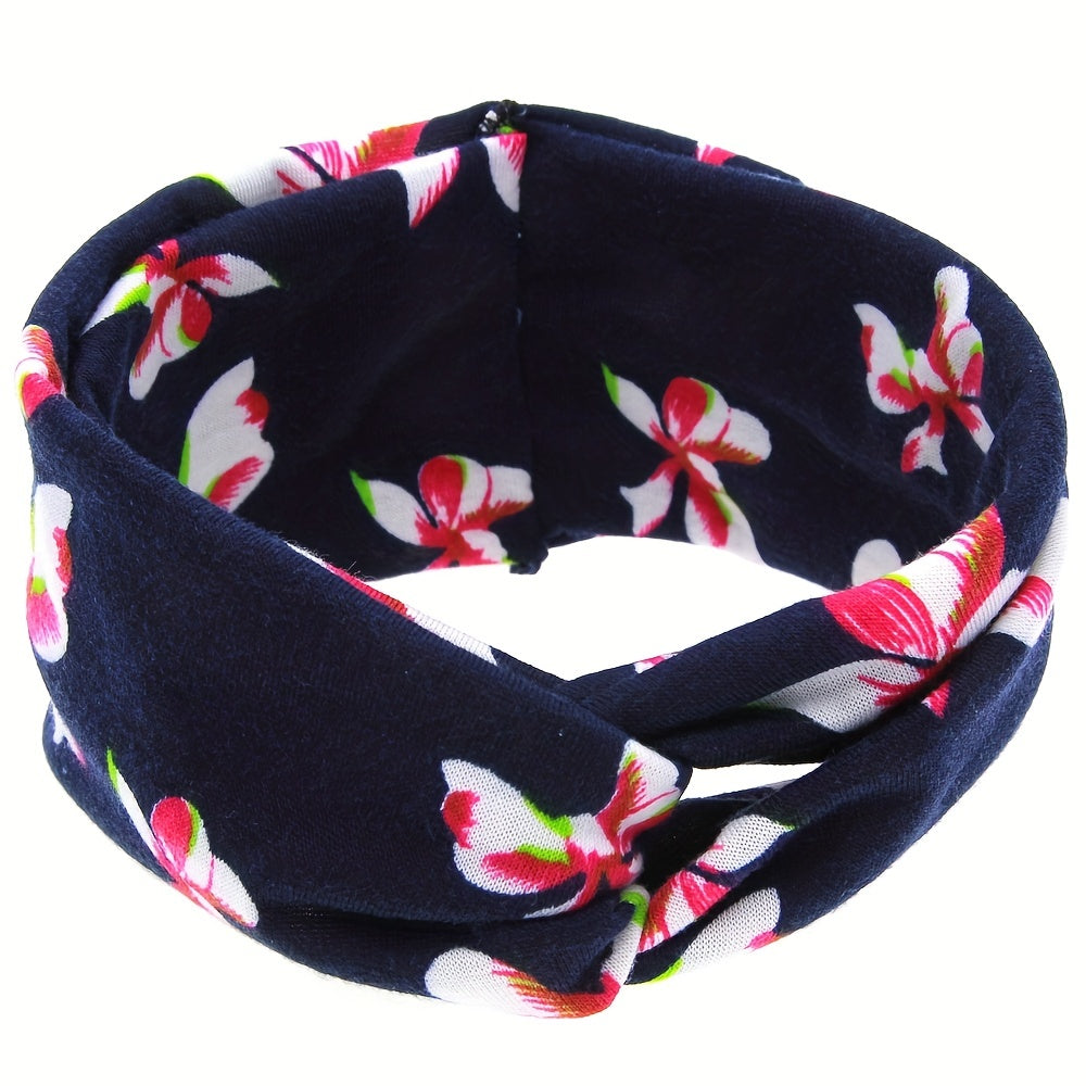 6pcs Soft Nylon Rabbit Ears Hair Tie Headband