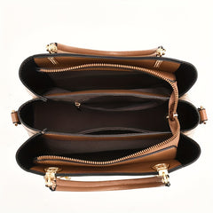 Vintage Pattern Handbag Classic Shoulder Work Bag Women's All Match Satchel Bag