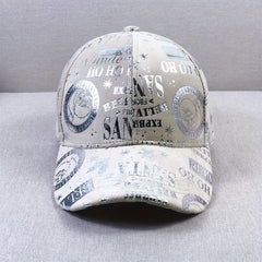 Hot Stamping Baseball Cap Suede Hip Hop Sunshade Dad Hats Christmas
