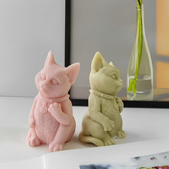3D Kitten Candle for Home Decoration