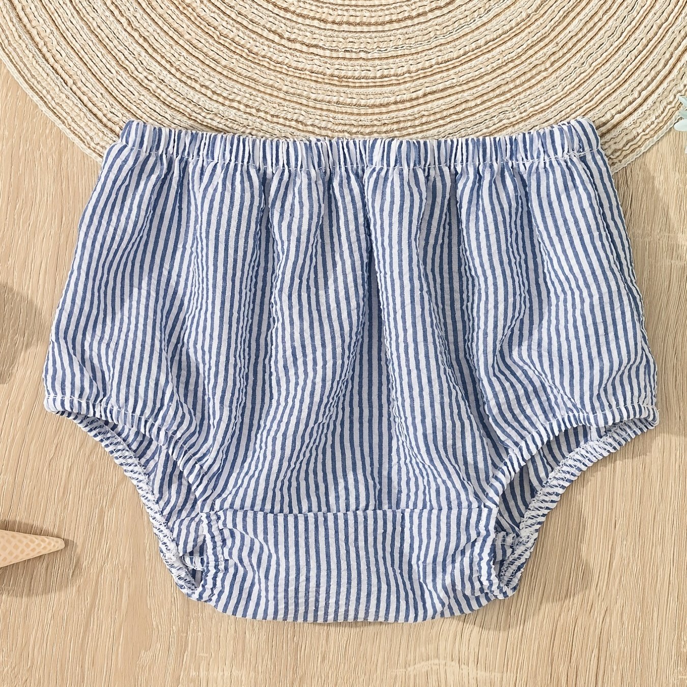 Toddler Girls Stripe Short Pants Soft Cotton Bottom Bread Pants